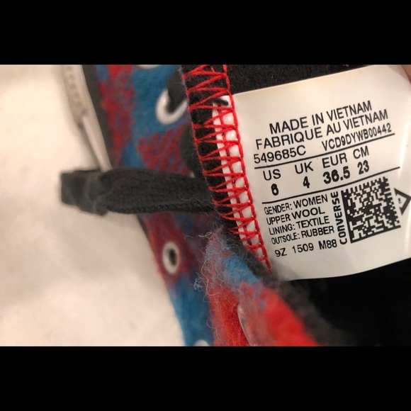 Converse & Woolrich Collaboration Hi-Top Sneakers - Picture 8 of 8